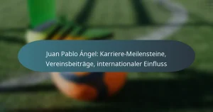 Juan Pablo Ángel: Karriere-Meilensteine, Vereinsbeiträge, internationaler Einfluss